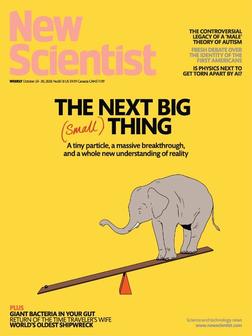 Cover image for New Scientist
